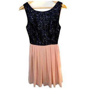 Juniors Formal Sequin Mini Dress